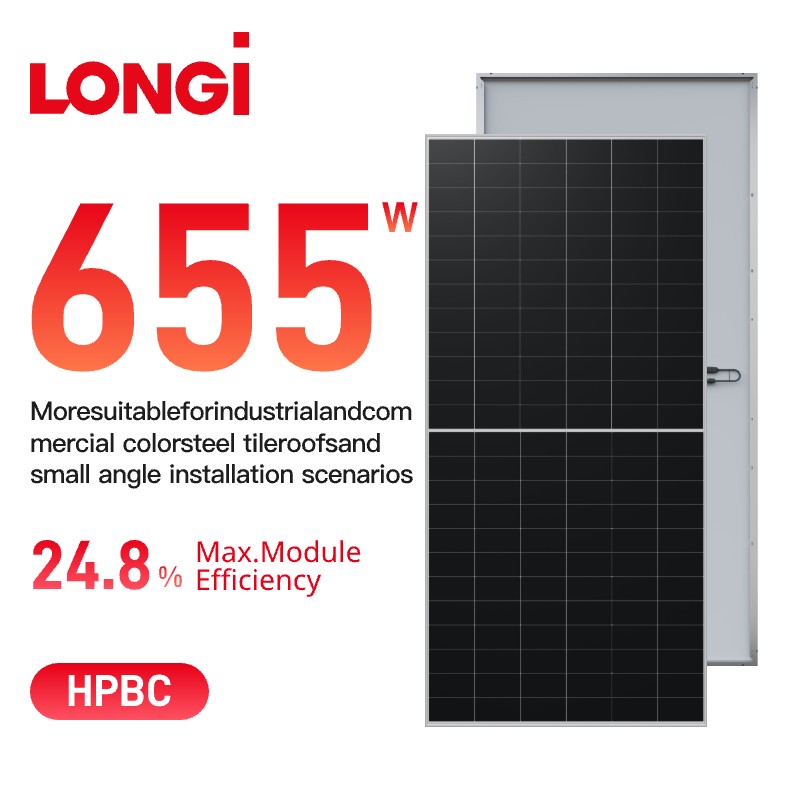 Pannello solare LONGi Himo X10 monofacciale 640-670w LR7-72HVHF