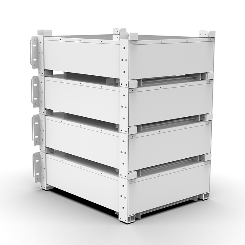 Batteria rack WERAN WRL-48100RW 51,2 V 100 Ah LiFePO4 (5,12 kWh) - 8000 cicli, CAN/RS485, ESS domestico impilabile