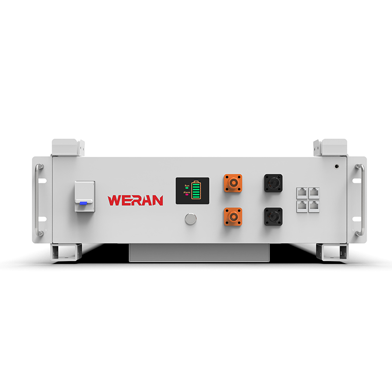 Batteria rack WERAN WRL-48100RW 51,2 V 100 Ah LiFePO4 (5,12 kWh) - 8000 cicli, CAN/RS485, ESS domestico impilabile