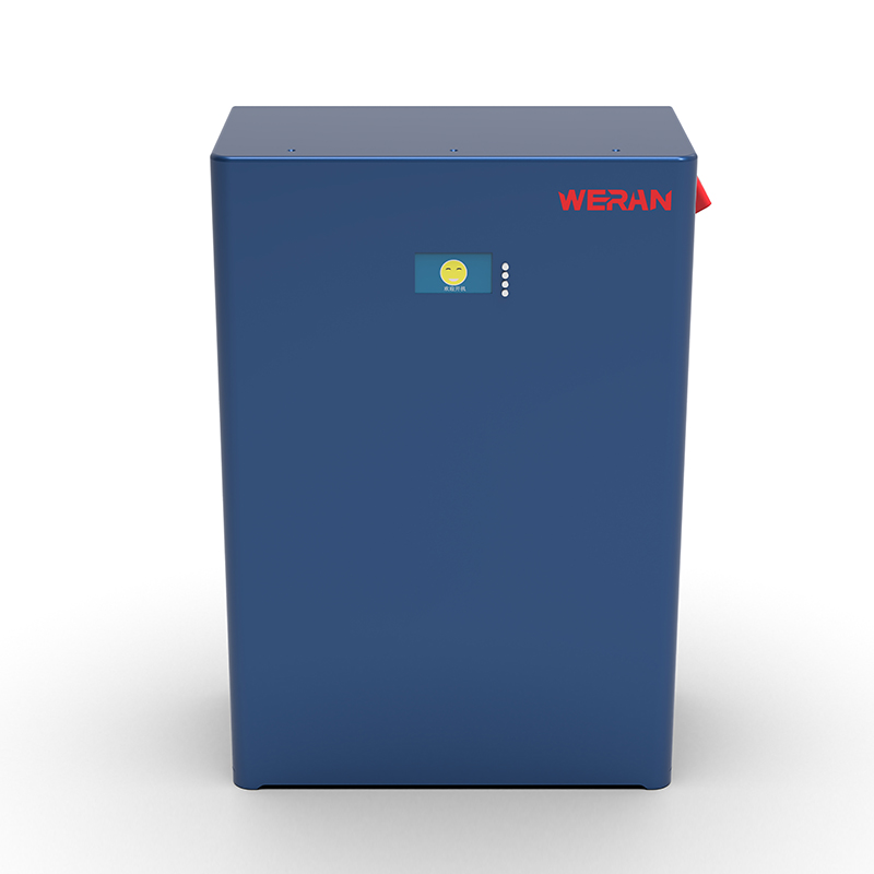 Batteria LiFePO4 montata a parete WERAN WRL-48100WB 51,2 V 100 Ah (5,12 kWh) - IP65, 6000 cicli, accumulo solare domestico all'aperto