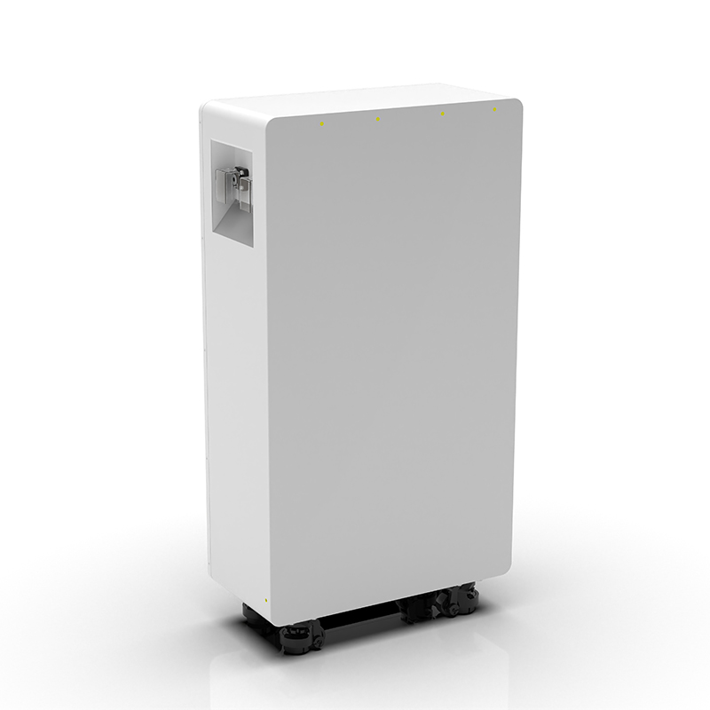 Batteria WERAN WRL-48200UW 51,2 V 200 Ah LiFePO4 (10,24 kWh) - IP65 con ruote/montaggio a parete, accumulo solare impilabile 48 V