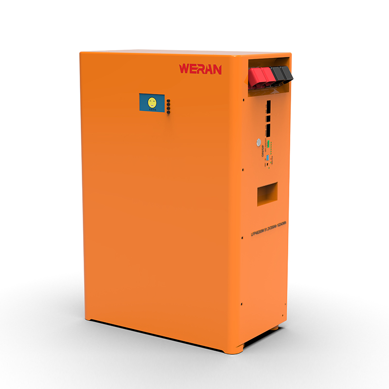 Batteria LiFePO4 montata a parete WERAN WRL-48200WO 51,2 V 200 Ah (10,24 kWh) - IP65, ESS residenziale ad alta capacità