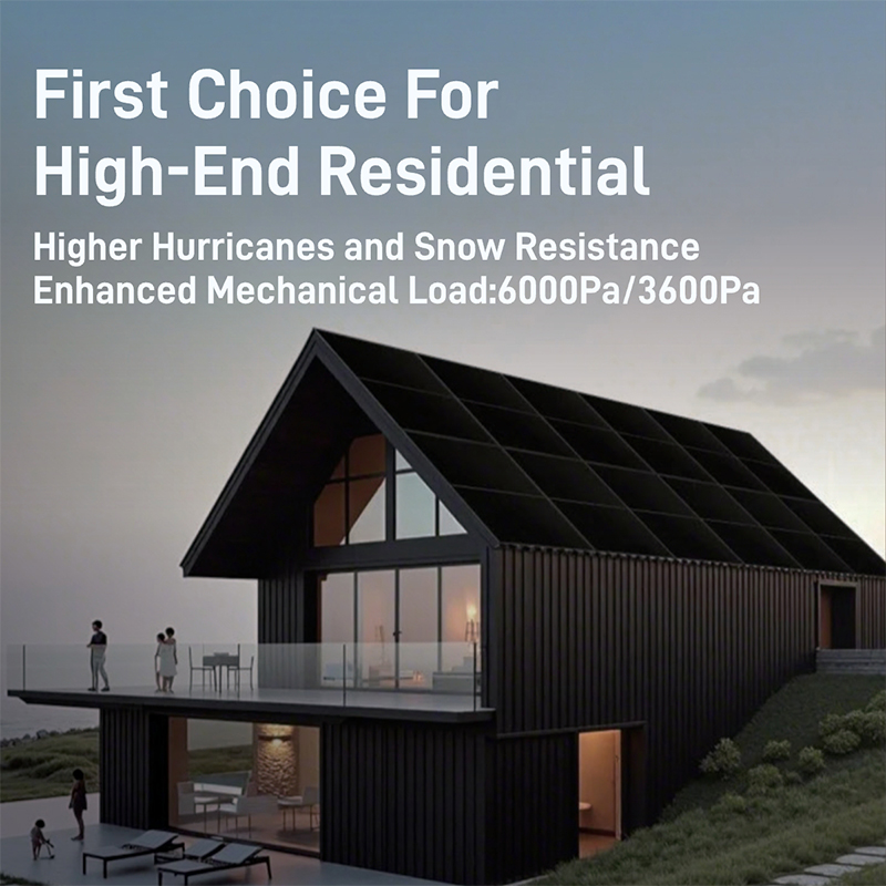 Pannello solare WERAN EcoLife 480-490W Dual Glass BC LR7-54HJD Modulo fotovoltaico residenziale di fascia alta