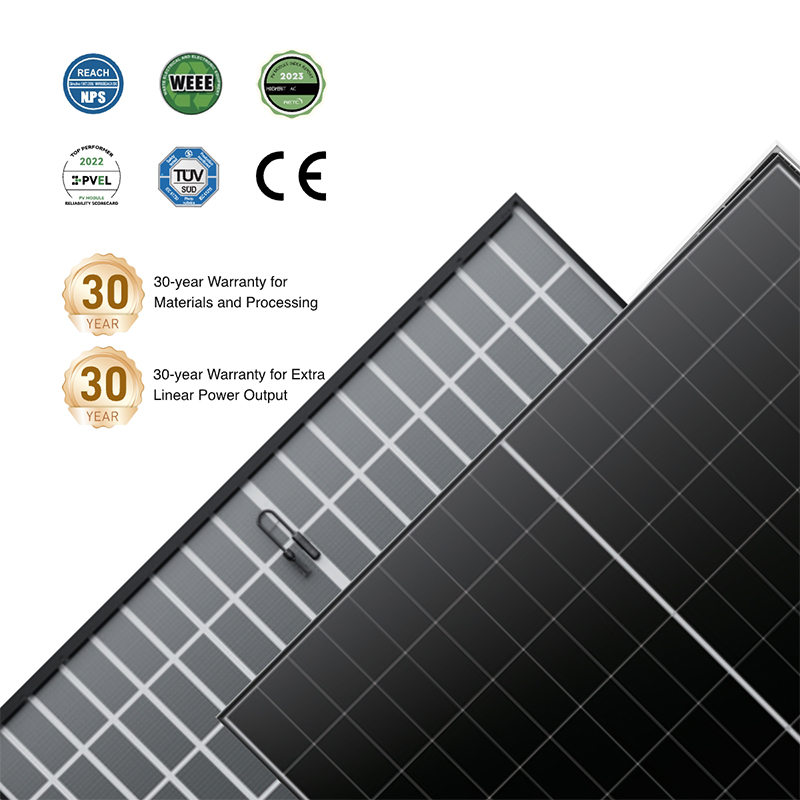 Pannello solare WERAN EcoLife 480-490W Dual Glass BC LR7-54HJD Modulo fotovoltaico residenziale di fascia alta